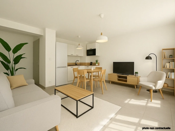 Appartement 2 pièces à Saint-Ouen-L'Aumône - Idéal investisseur avec parking