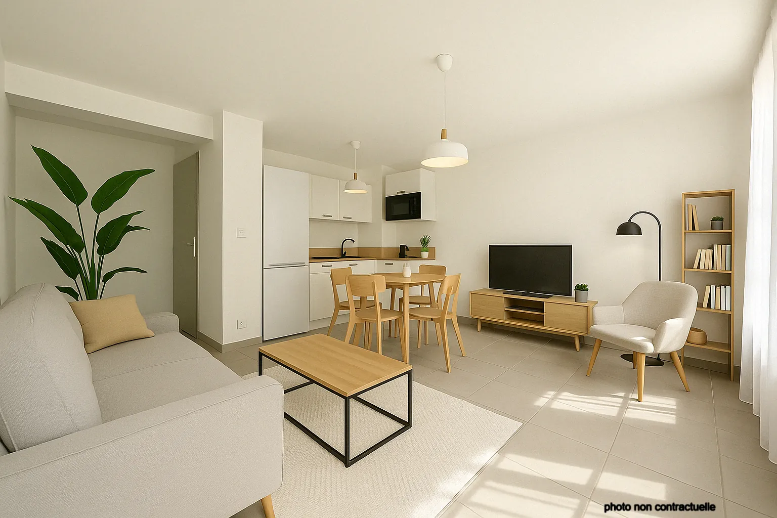 Appartement 2 pièces à Saint-Ouen-L'Aumône - Idéal investisseur avec parking 