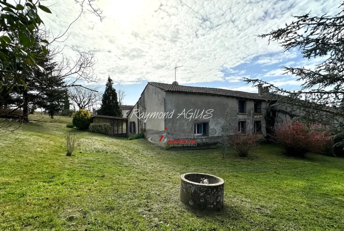 Maison traditionnelle en pierre avec 3 chambres dans l'Entre-Deux-Mers 