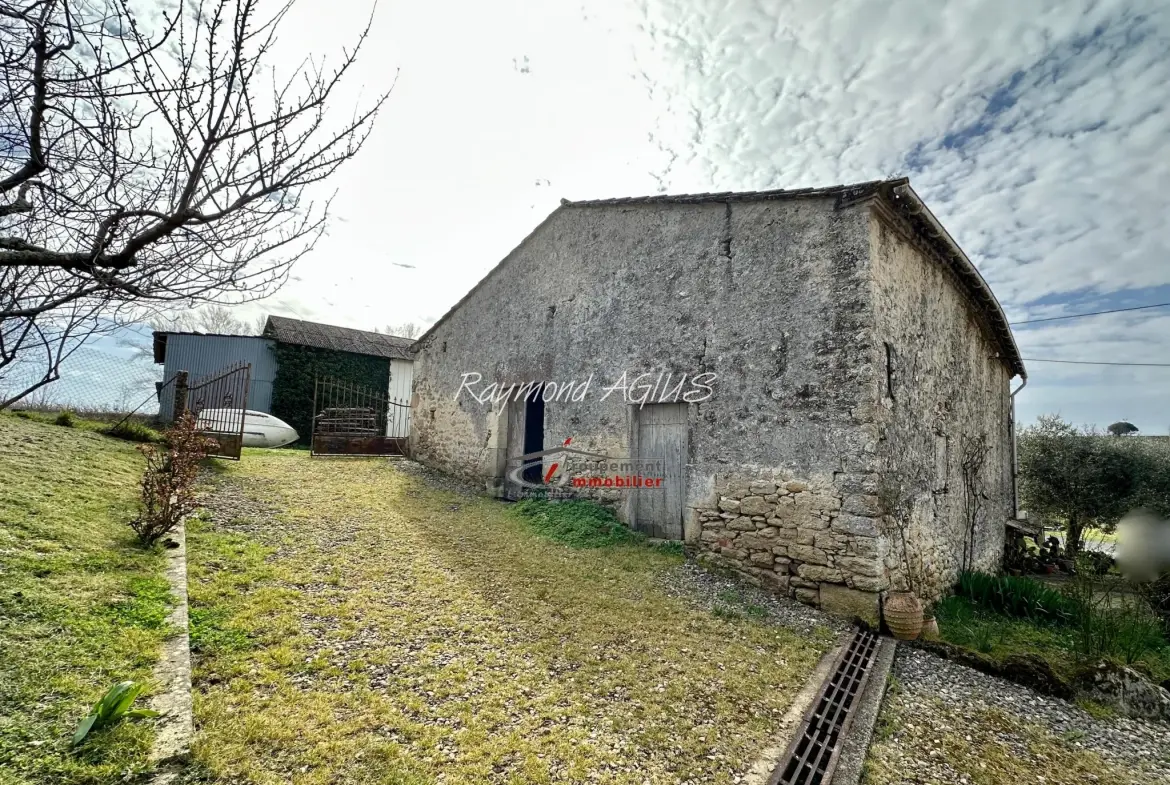 Maison traditionnelle en pierre avec 3 chambres dans l'Entre-Deux-Mers 
