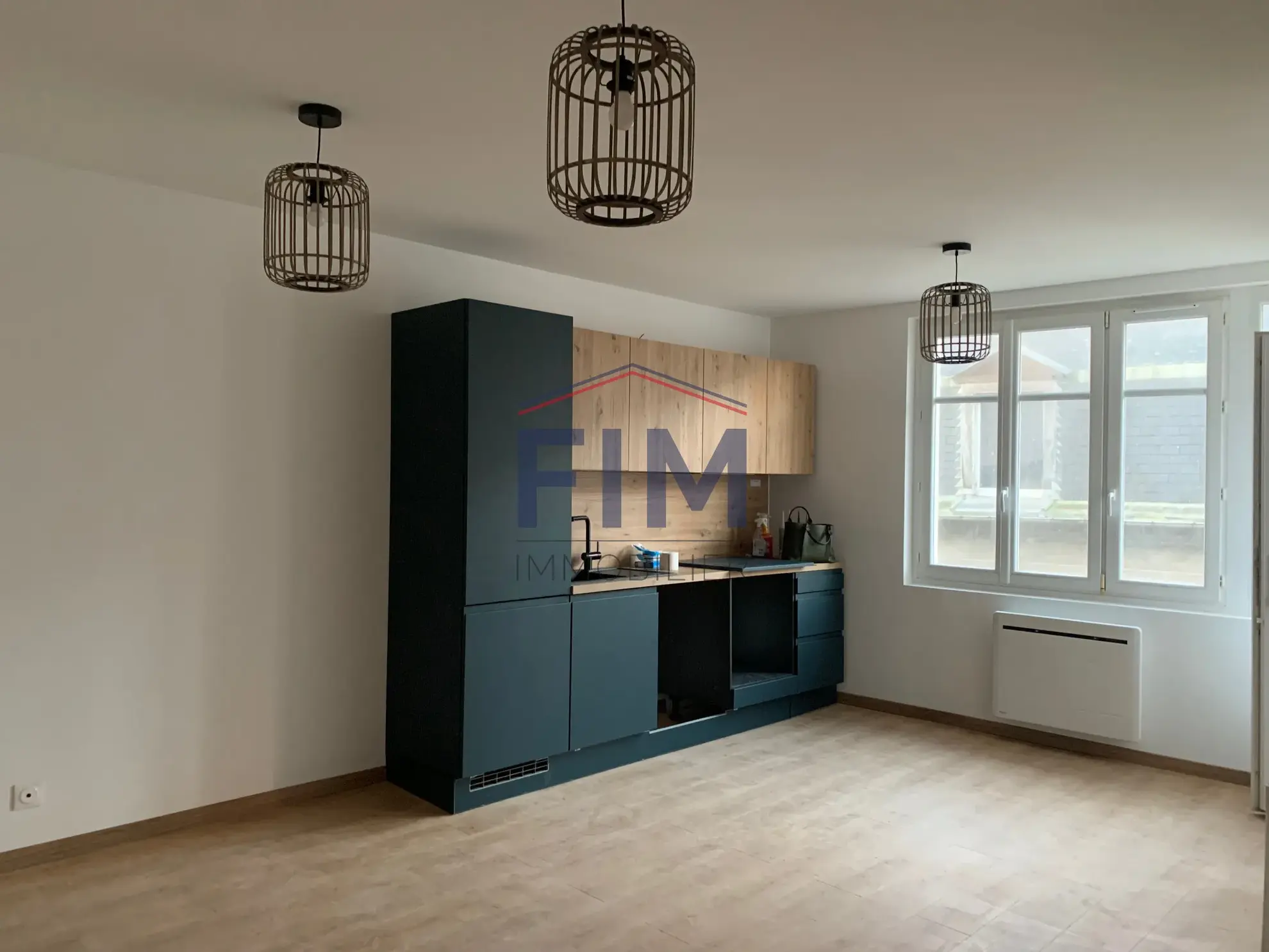 Appartement F2 rénové et meublé au centre de Dieppe - Prêt à vivre 
