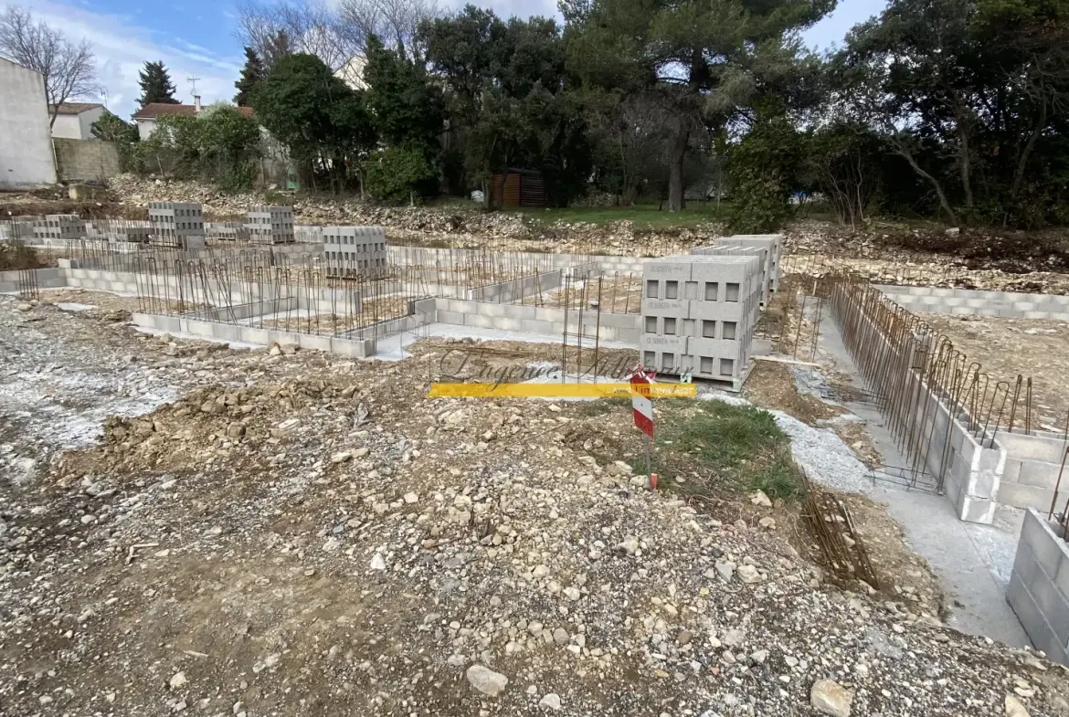 Appartement T3 neuf à Aubais avec terrasse et parking privé, livraison en 2026 