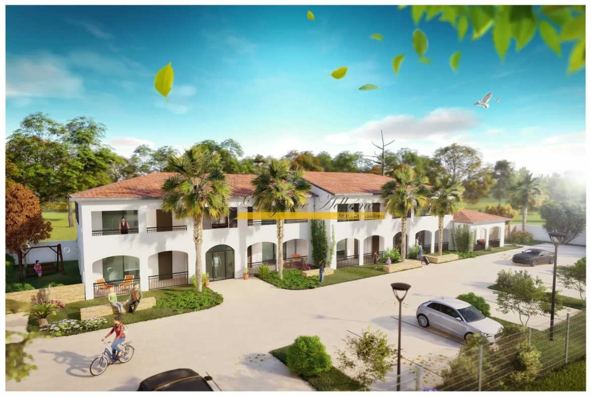 Appartement T3 neuf à Aubais avec terrasse et parking privé, livraison en 2026 