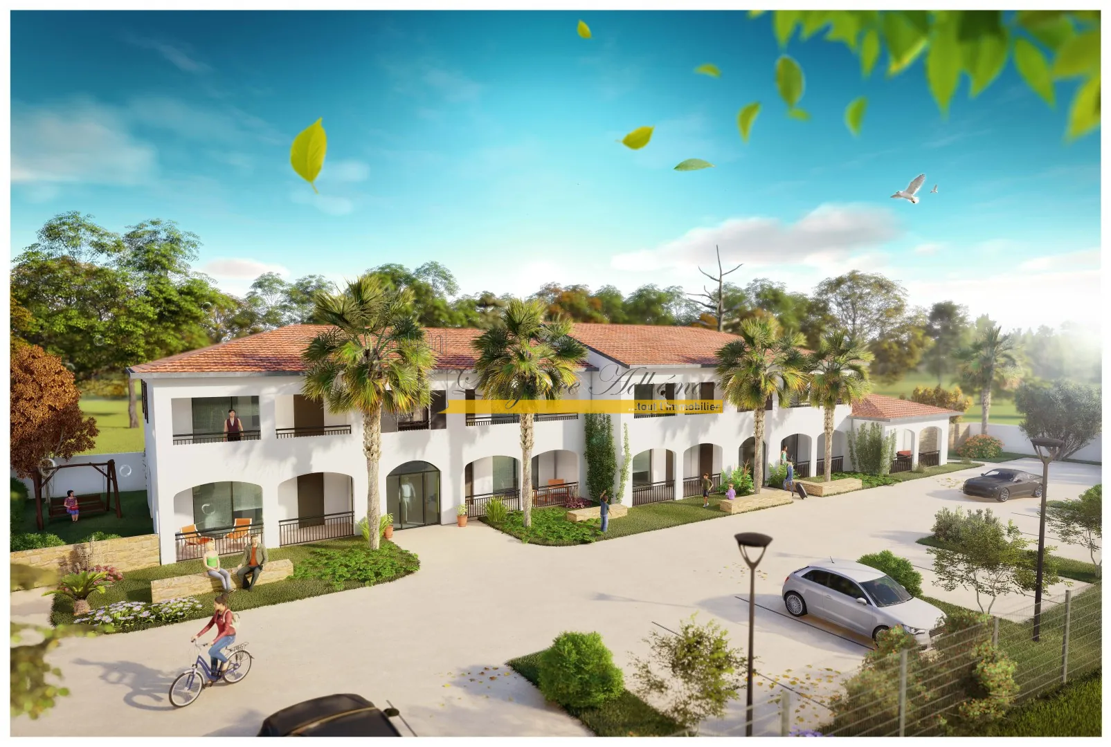 Appartement T3 neuf à Aubais avec terrasse et parking privé, livraison en 2026 
