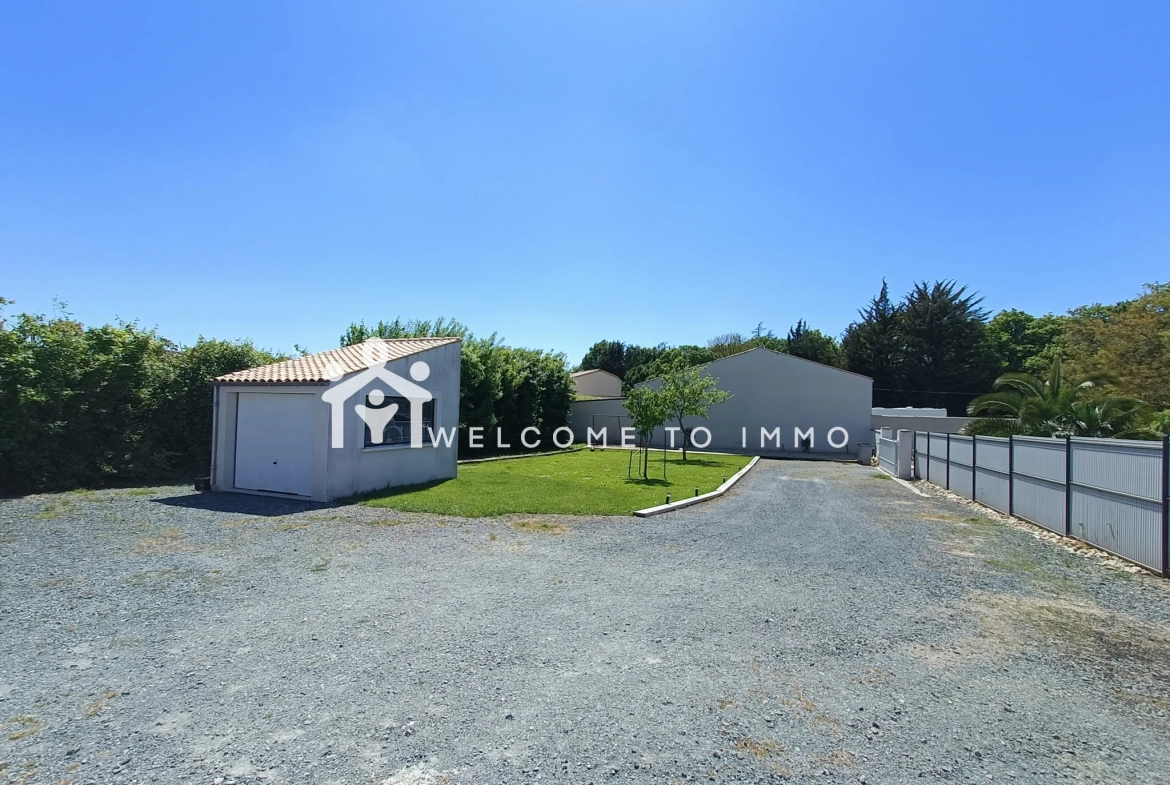 Belle maison 102m² avec jardin et garage à Benon, proche La Rochelle 