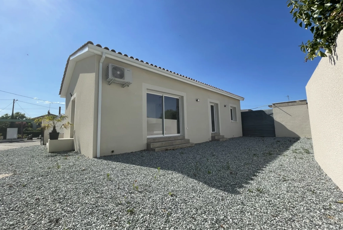 Maison de plain-pied moderne proche centre-ville de Marmande à vendre 