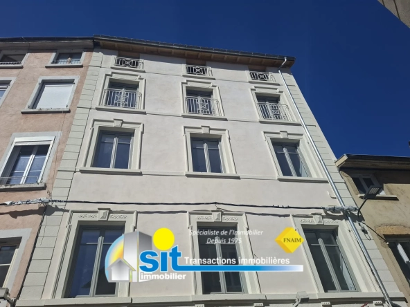 Appartement T2 de 42 m² à Vienne avec vue sur la cathédrale 