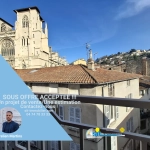 Appartement T2 de 42m² à Vienne avec vue imprenable sur la cathédrale