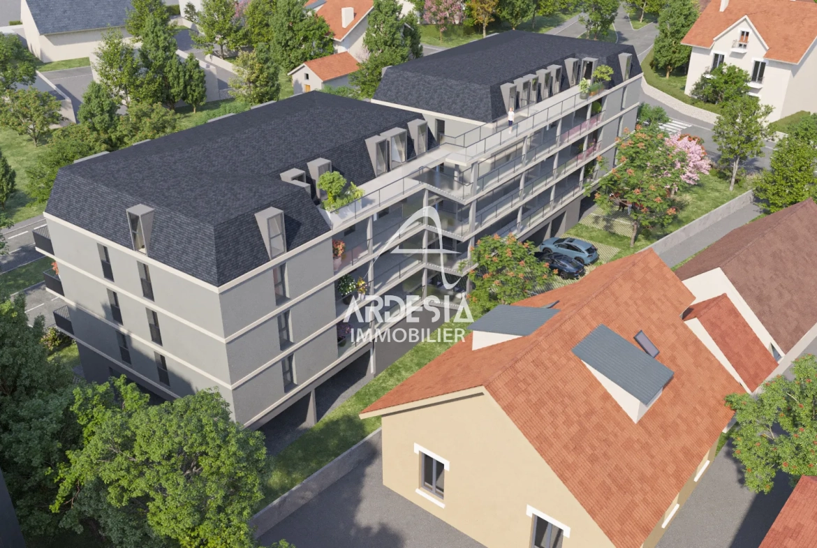 Studio de 36,93 m² à vendre à Aix-les-Bains avec parking et proximité centre 