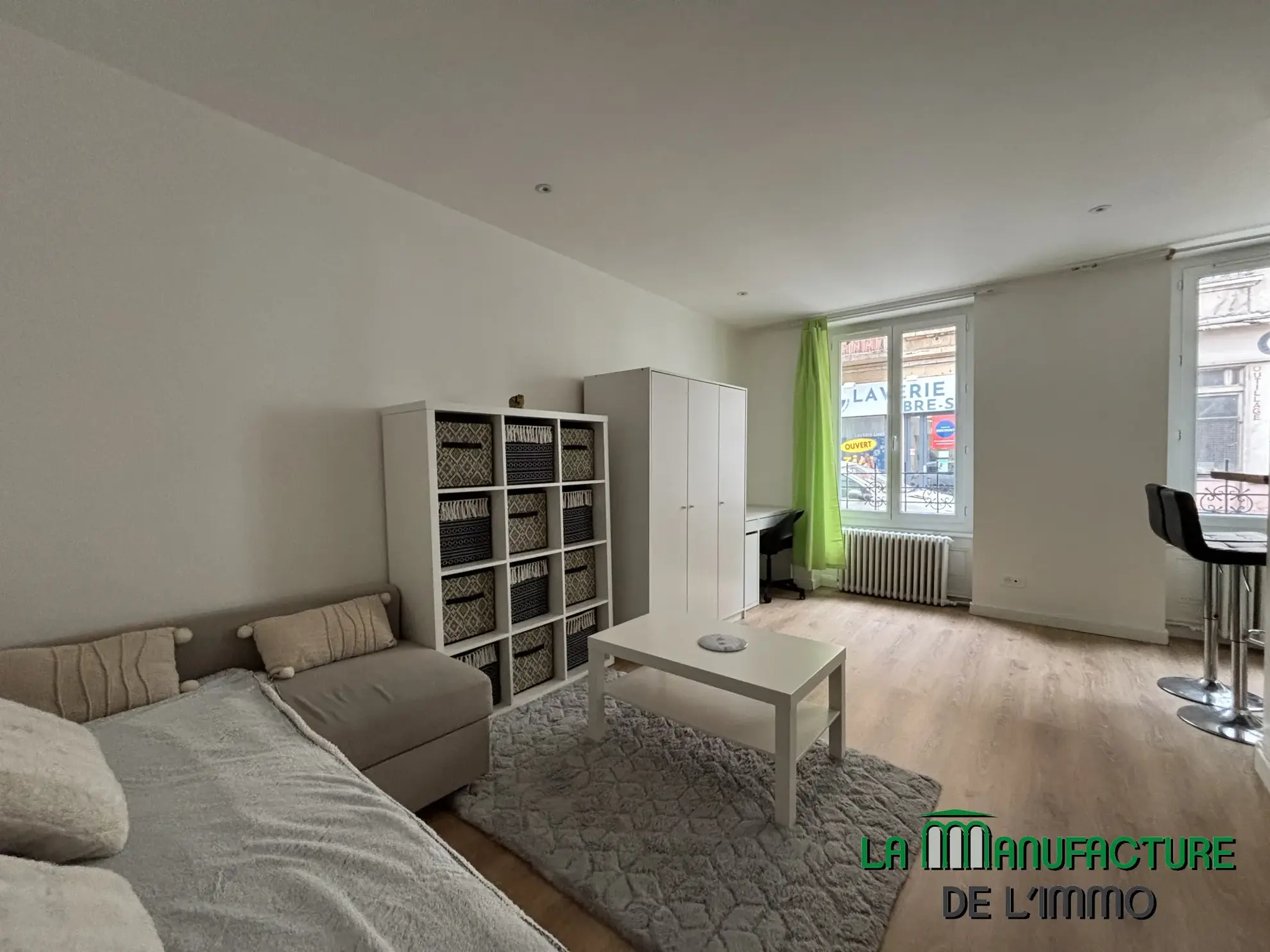 Studio meublé de 25,38 m² rénové à Saint-Etienne, secteur Faculte Jean Monnet 