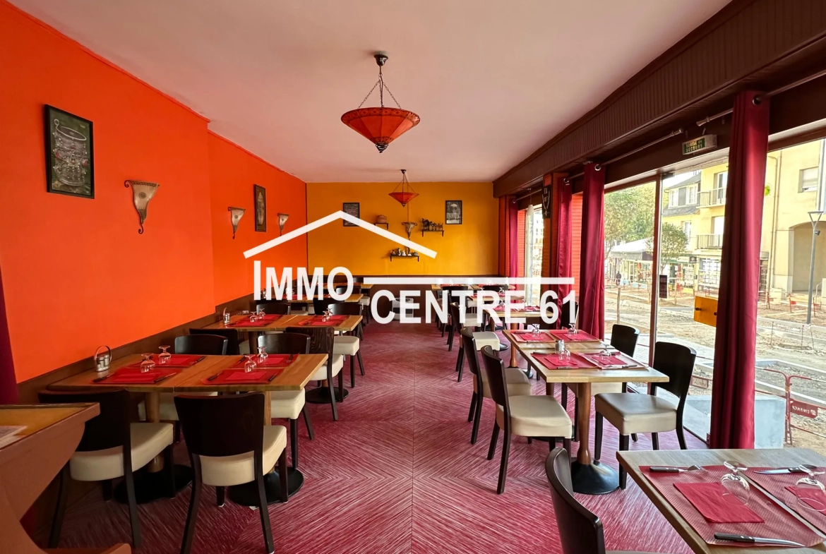 Immeuble de rapport avec restaurant et hôtel à rénover à Bagnoles de l'Orne 