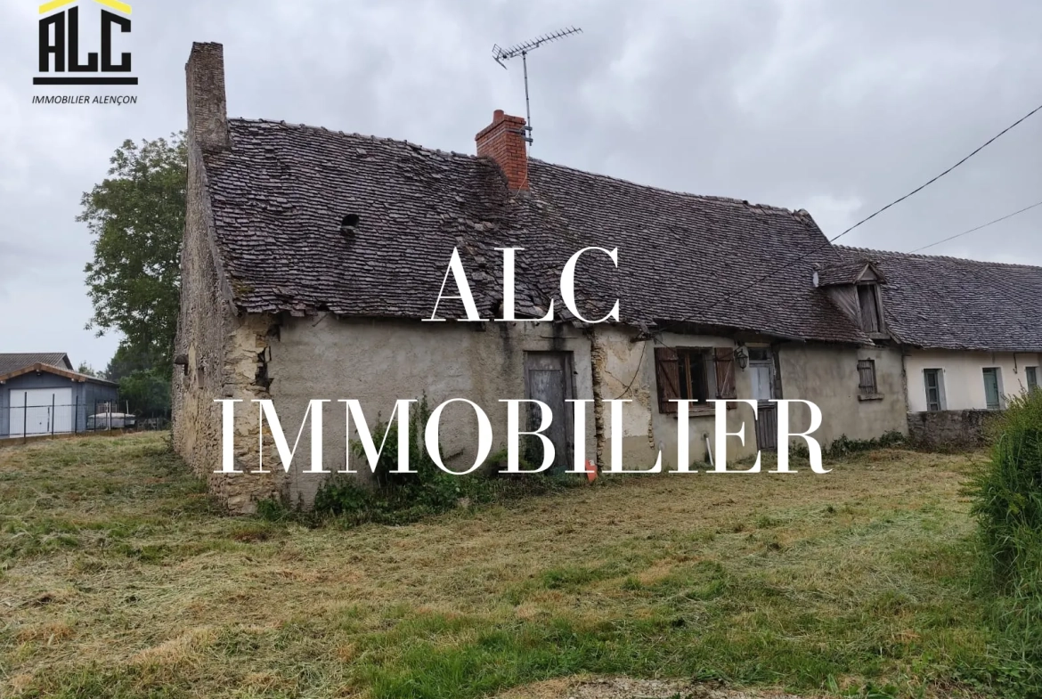 Maison à rénover de 69 m² à Dangeul – Terrain de 1292 m², projet immobilier 