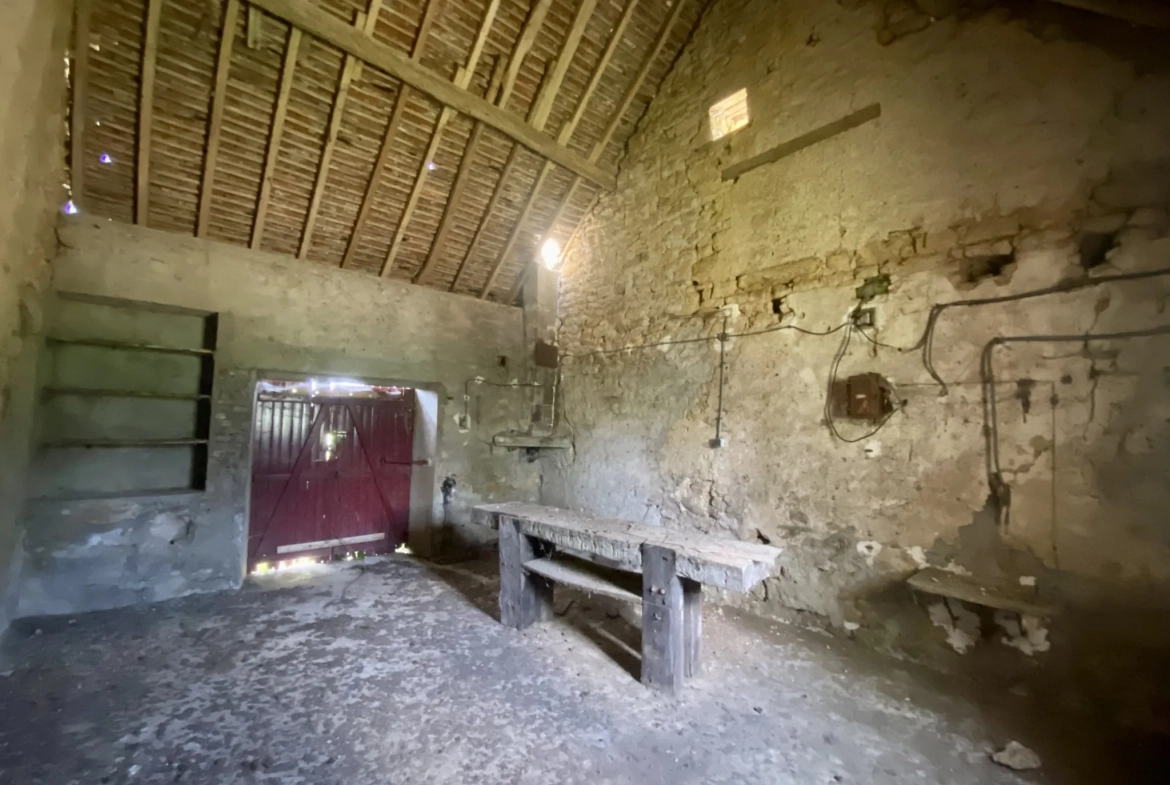 Fermette authentique à Lurcy-le-Bourg avec potentiel et vue panoramique 