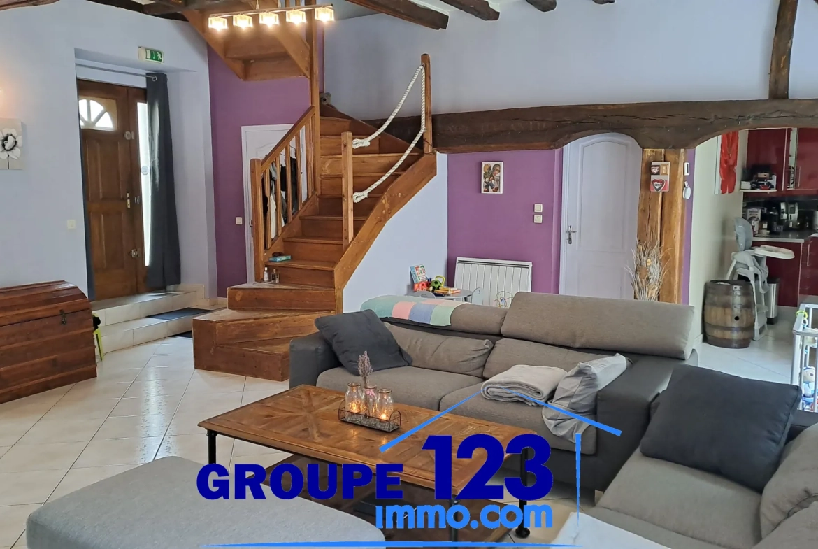 Maison familiale 4 chambres sans travaux à Aillant-sur-Tholon 