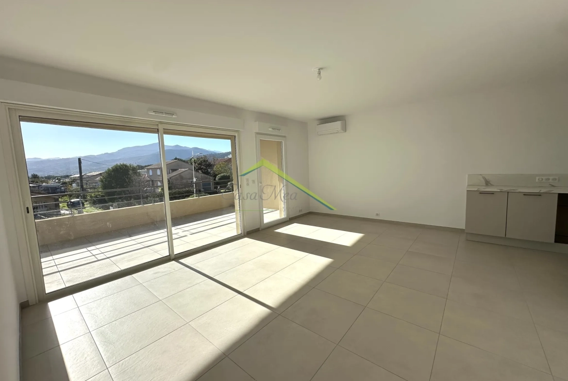 Appartement T3 neuf avec terrasse, parking privé à Lucciana 