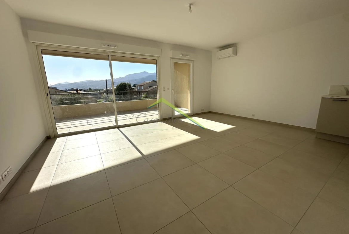 Appartement T3 neuf avec terrasse, parking privé à Lucciana 