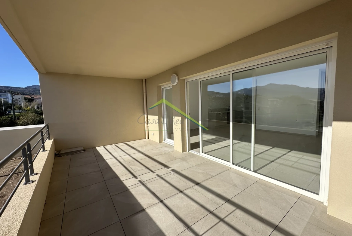 Appartement T3 neuf avec terrasse, parking privé à Lucciana 