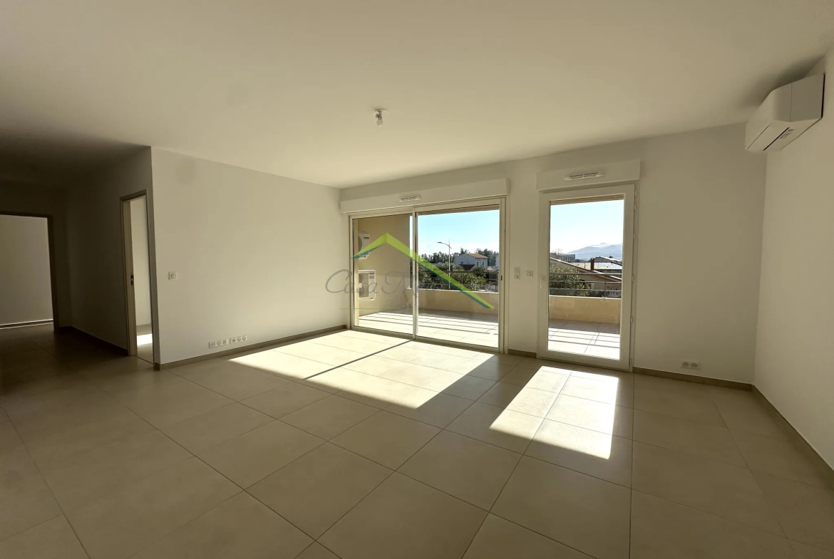 Appartement T3 neuf avec terrasse, parking privé à Lucciana 