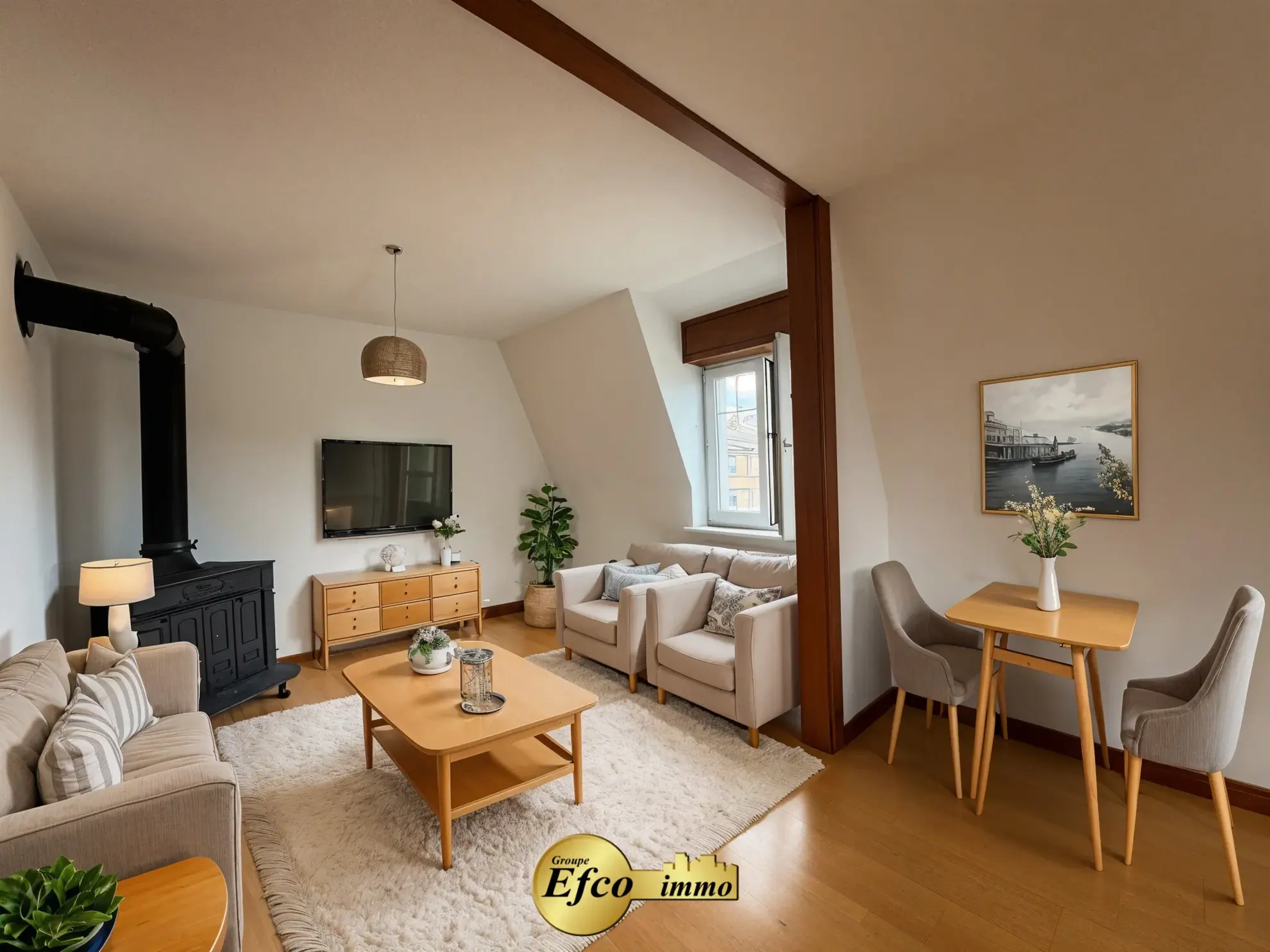Appartement duplex à rénover à St Louis - 76 m² avec deux chambres 