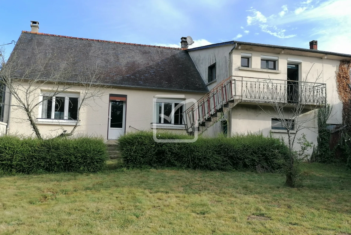 Double maison à vendre à Augan – 89 m² sur 2100 m² de terrain 