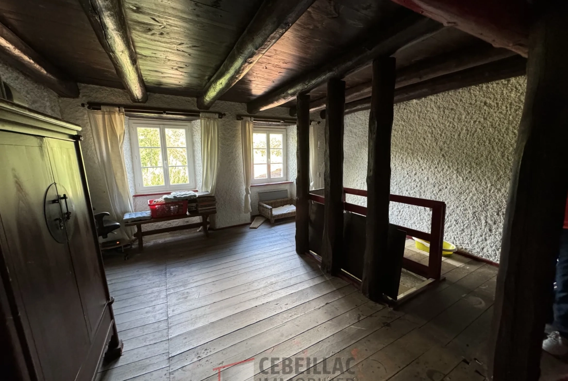 Maison à Joursac avec grand terrain et Cachet traditionnel - 189 000 € 