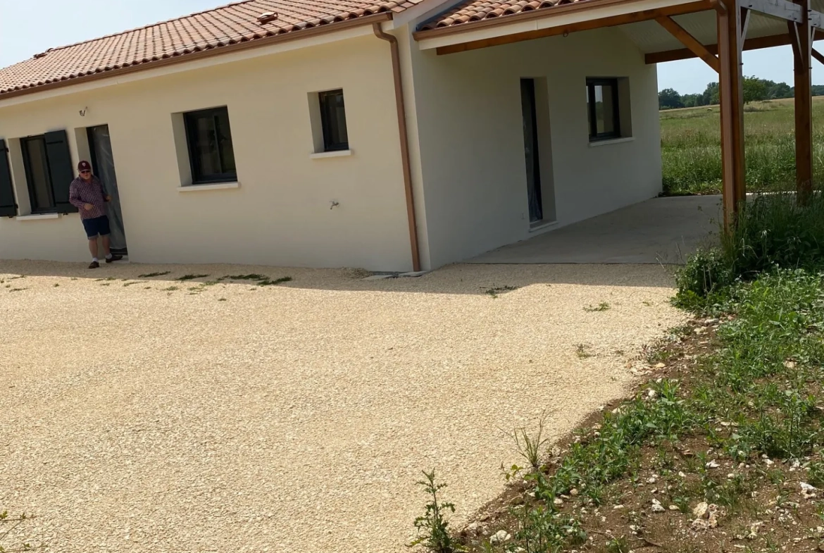 Maison neuve T4 avec jardin et confort moderne à Marsalès – Vente immédiate 