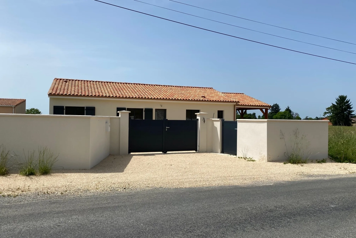 Maison neuve T4 avec jardin et confort moderne à Marsalès – Vente immédiate 