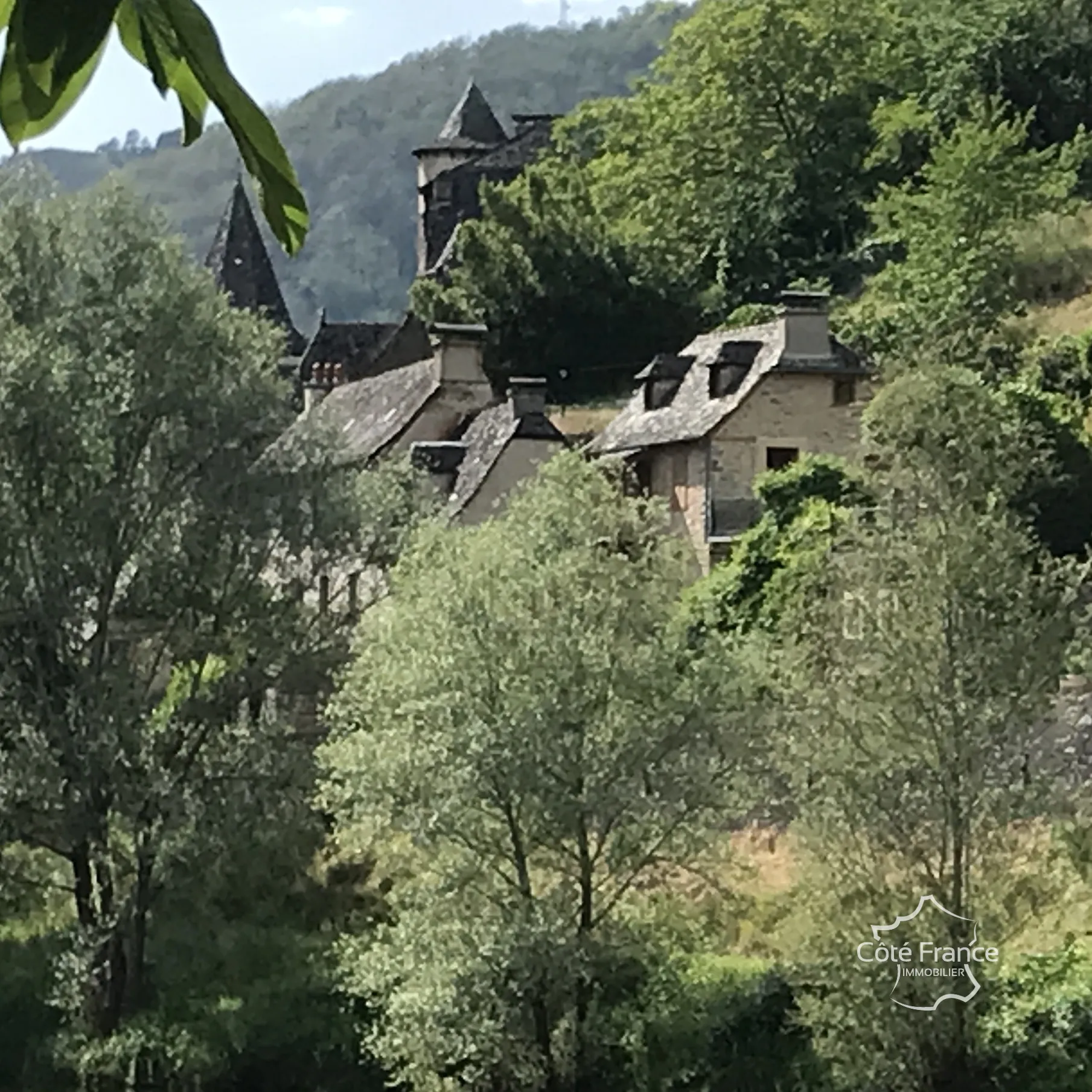 Maison de village rénovée avec vue sur le Lot à Vieillevie (15120) 