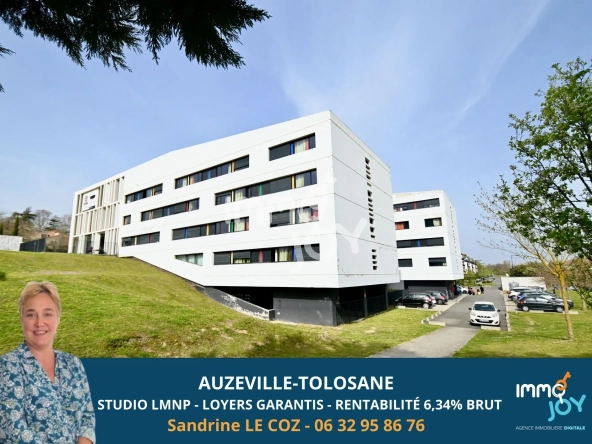 Studio LMNP à Toulouse : Rentabilité de 6,34 %, Location Garanti, Emplacement Central