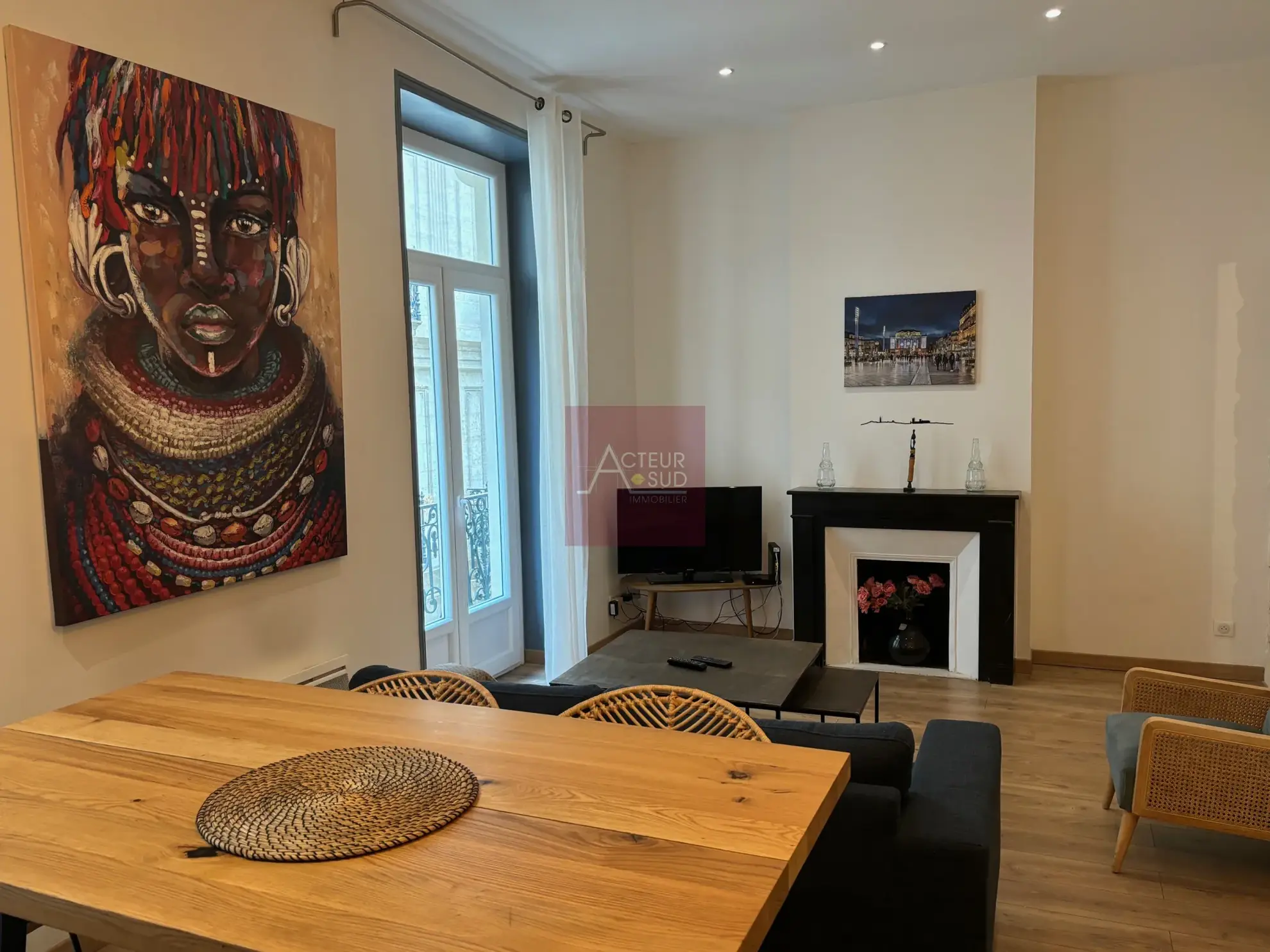 Appartement 3 pièces rénové à Montpellier Centre avec balcons 