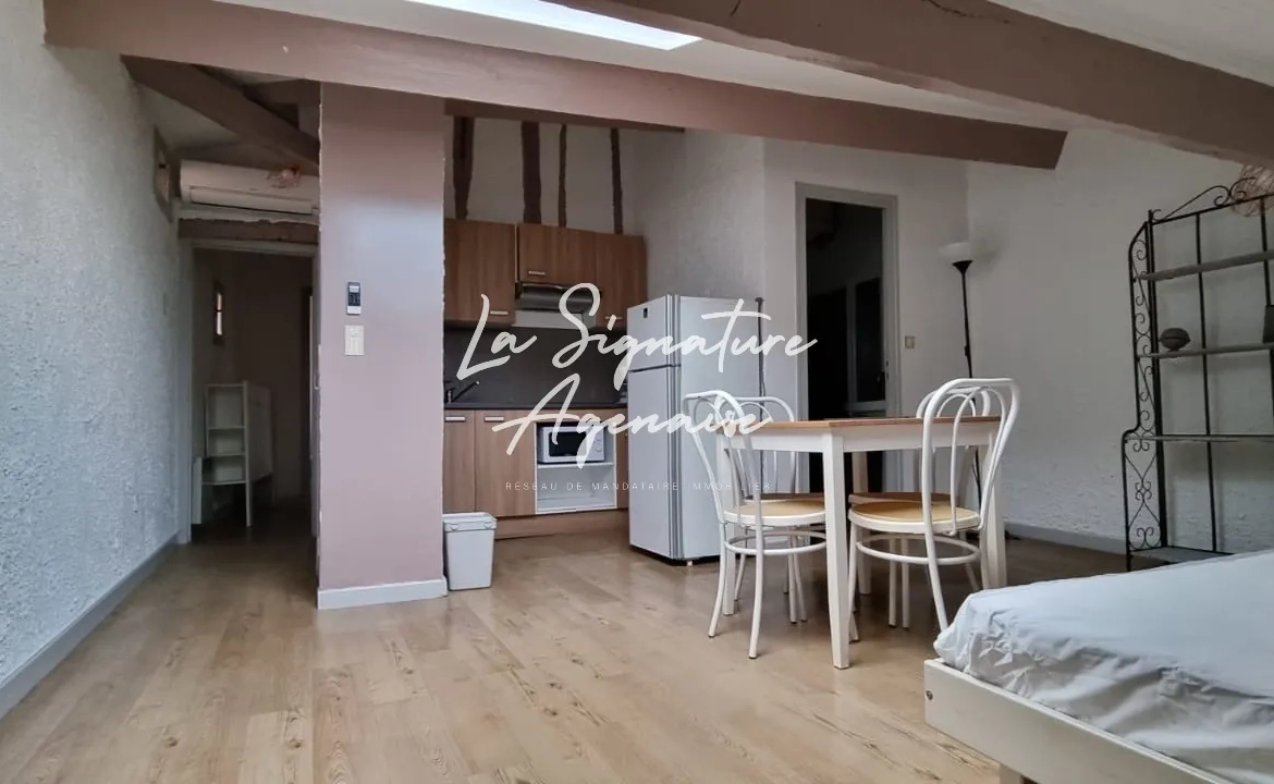 Studio 23,3 m² à vendre en centre-ville d'Agen - Investissement ou premier achat 