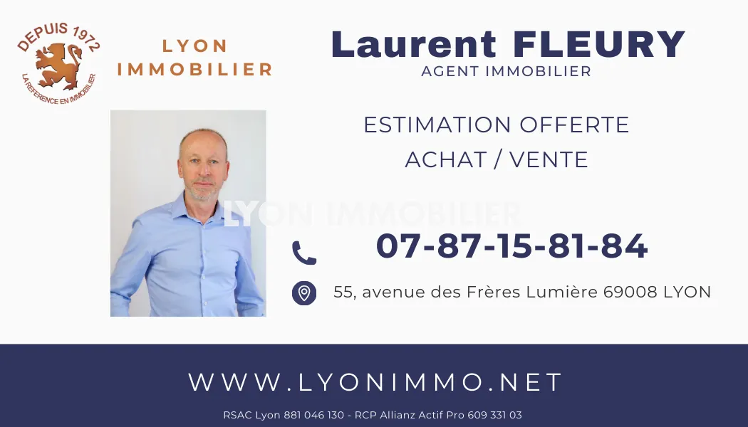 A vendre appartement T3 avec jardin et garage dans le 8e Lyon, résidence récente 