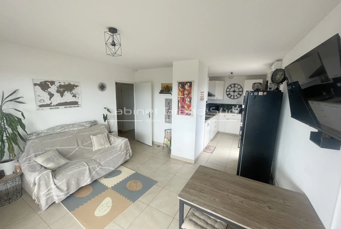 Bel appartement F3 avec deux terrasses à Montpellier Ovalie - 245 000 € 
