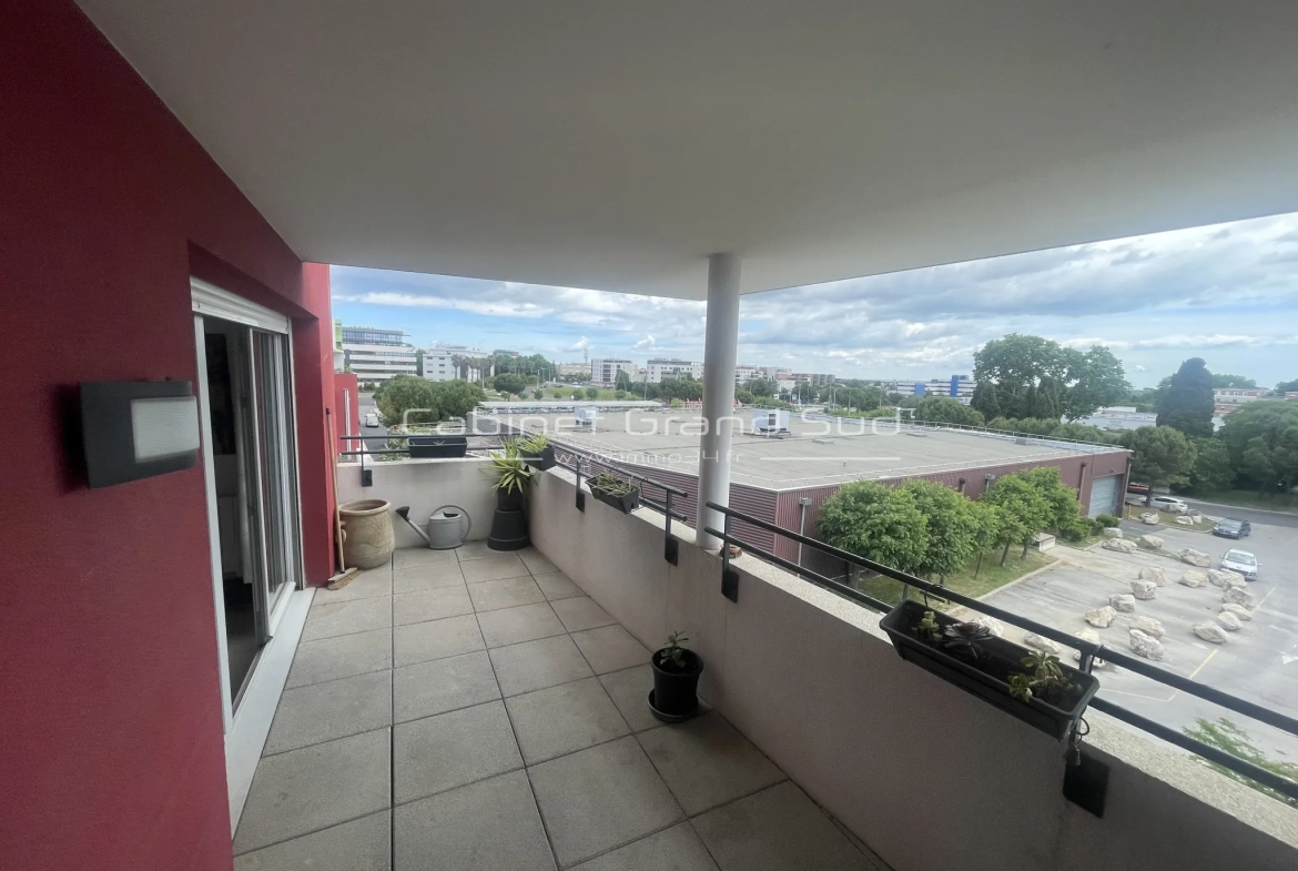 Bel appartement F3 avec deux terrasses à Montpellier Ovalie - 245 000 € 