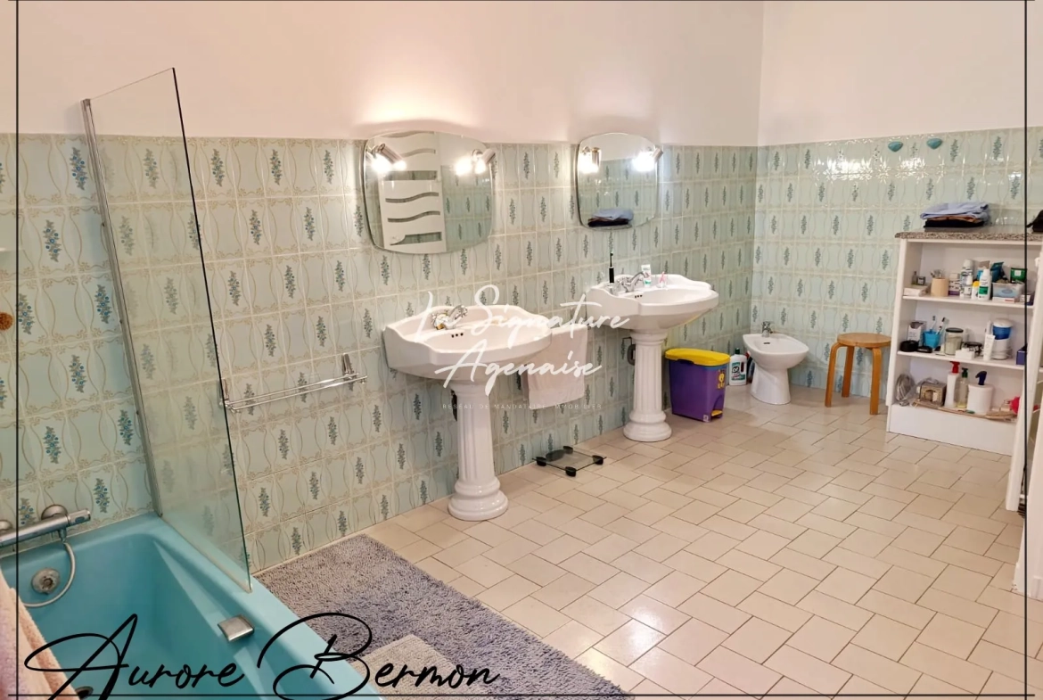 Belle maison en pierre de 253 m² avec terrain arboré de 3000 m² à Damazan 