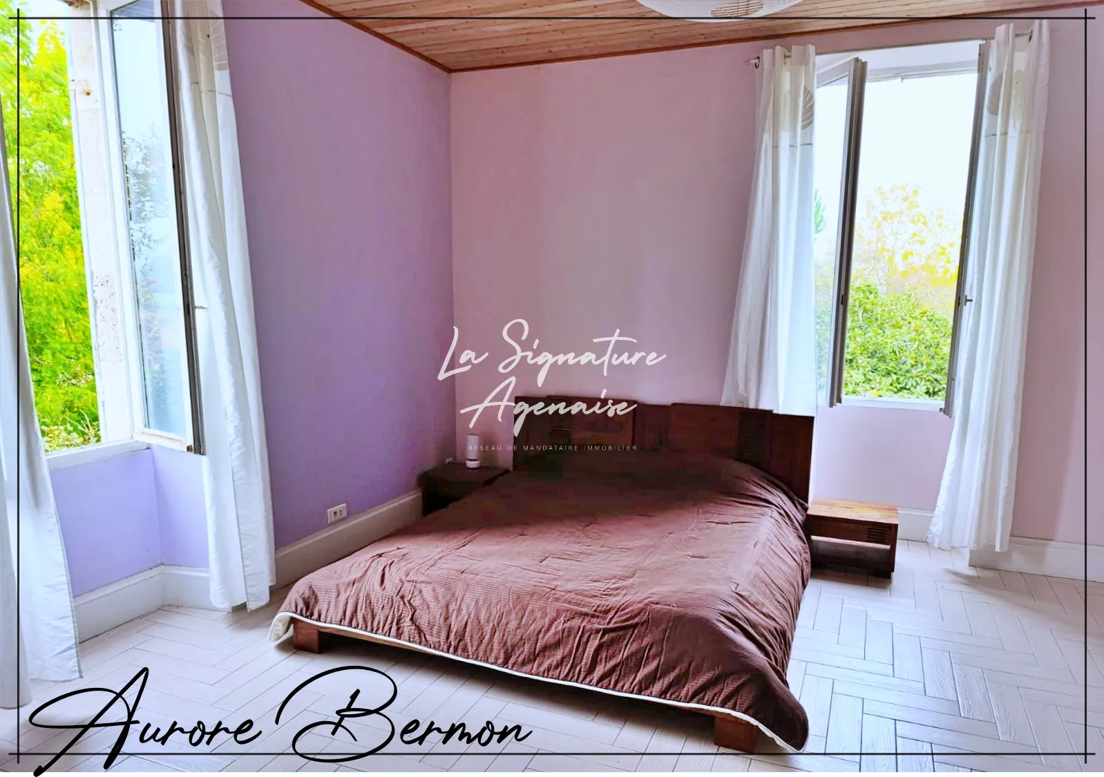 Belle maison en pierre de 253 m² avec terrain arboré de 3000 m² à Damazan 