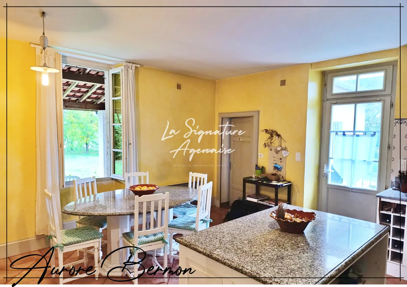 Belle maison en pierre de 253 m² avec terrain arboré de 3000 m² à Damazan 