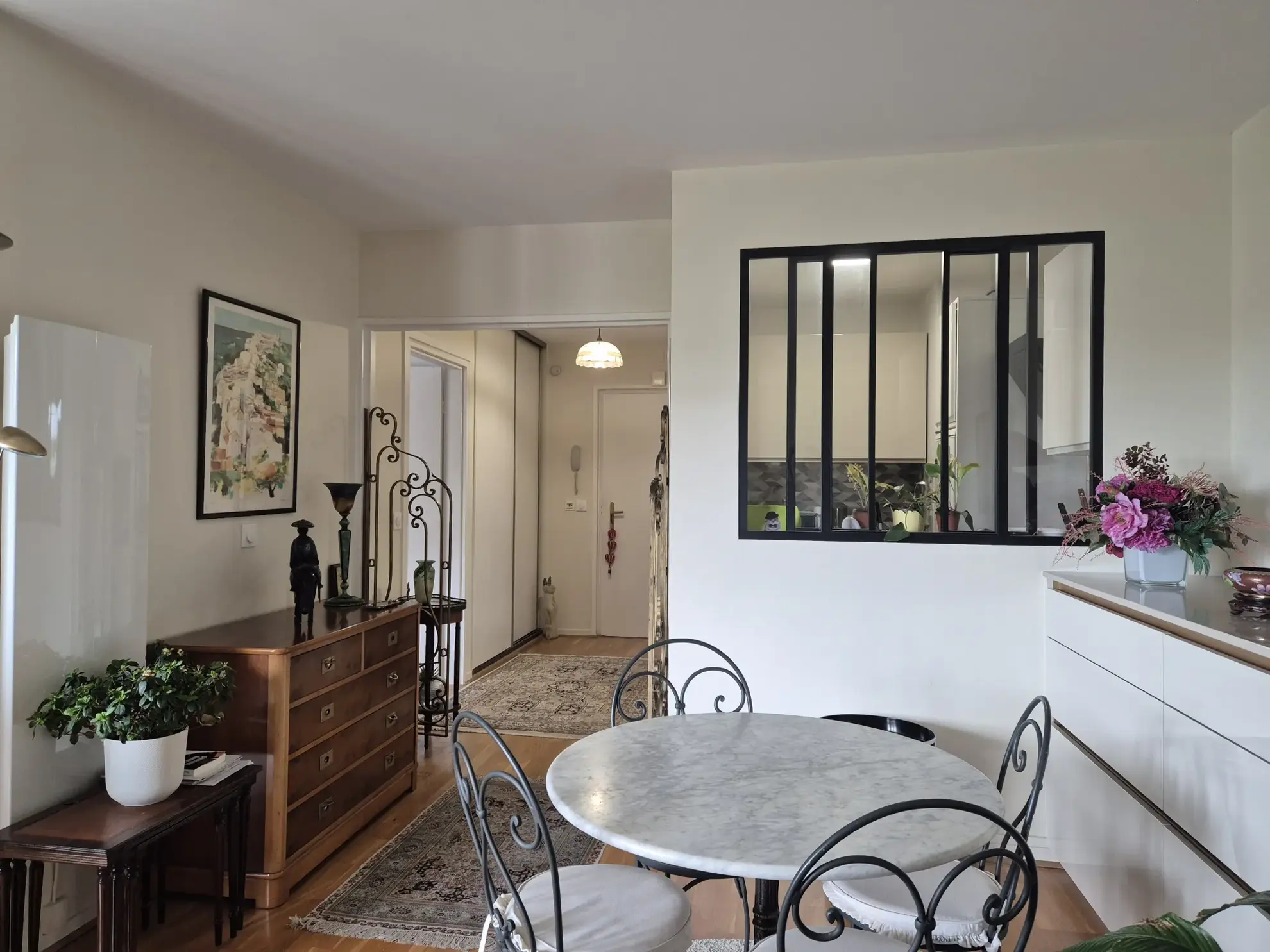 Appartement 2 pièces en résidence senior à Rueil Malmaison – Vue jardin 
