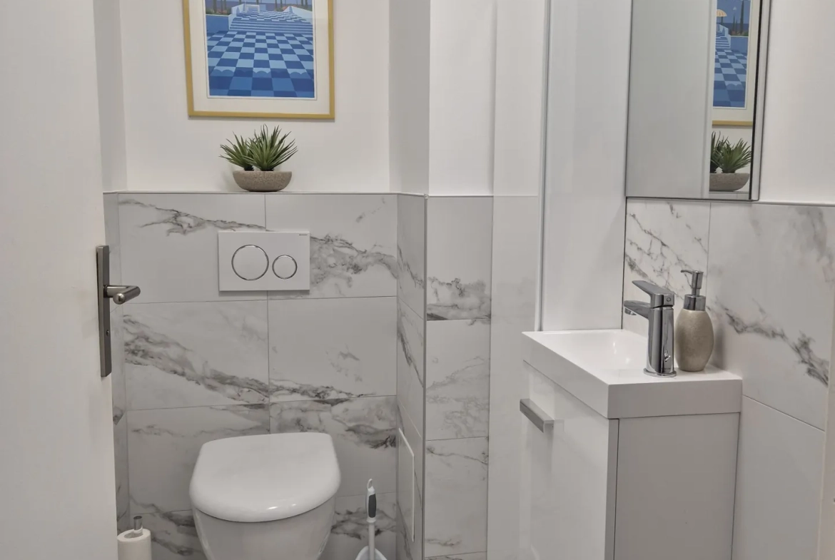 Appartement 2 pièces en résidence senior à Rueil Malmaison – Vue jardin 