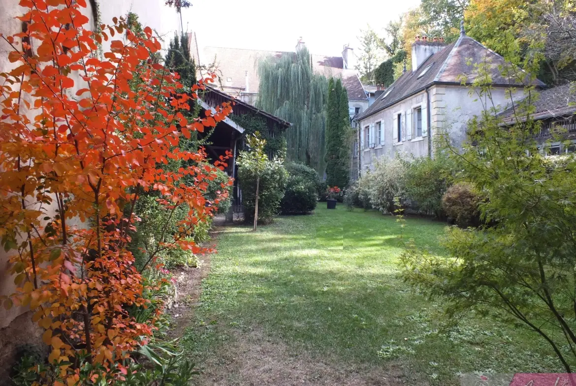 Spacieux appartement avec jardin et dépendances à Gray 