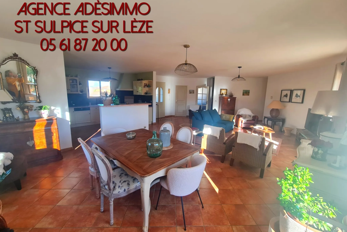 Villa de 120m² avec piscine et vue Pyrénées au Fossat près de Toulouse 