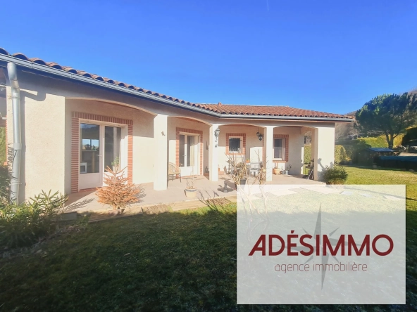 Villa de 120m² avec piscine et vue Pyrénées au Fossat près de Toulouse