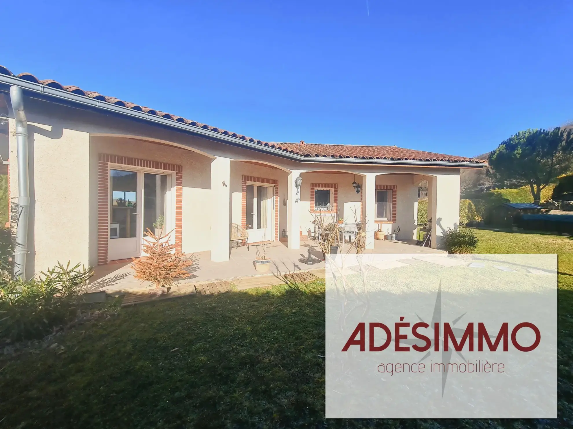 Villa de 120m² avec piscine et vue Pyrénées au Fossat près de Toulouse 