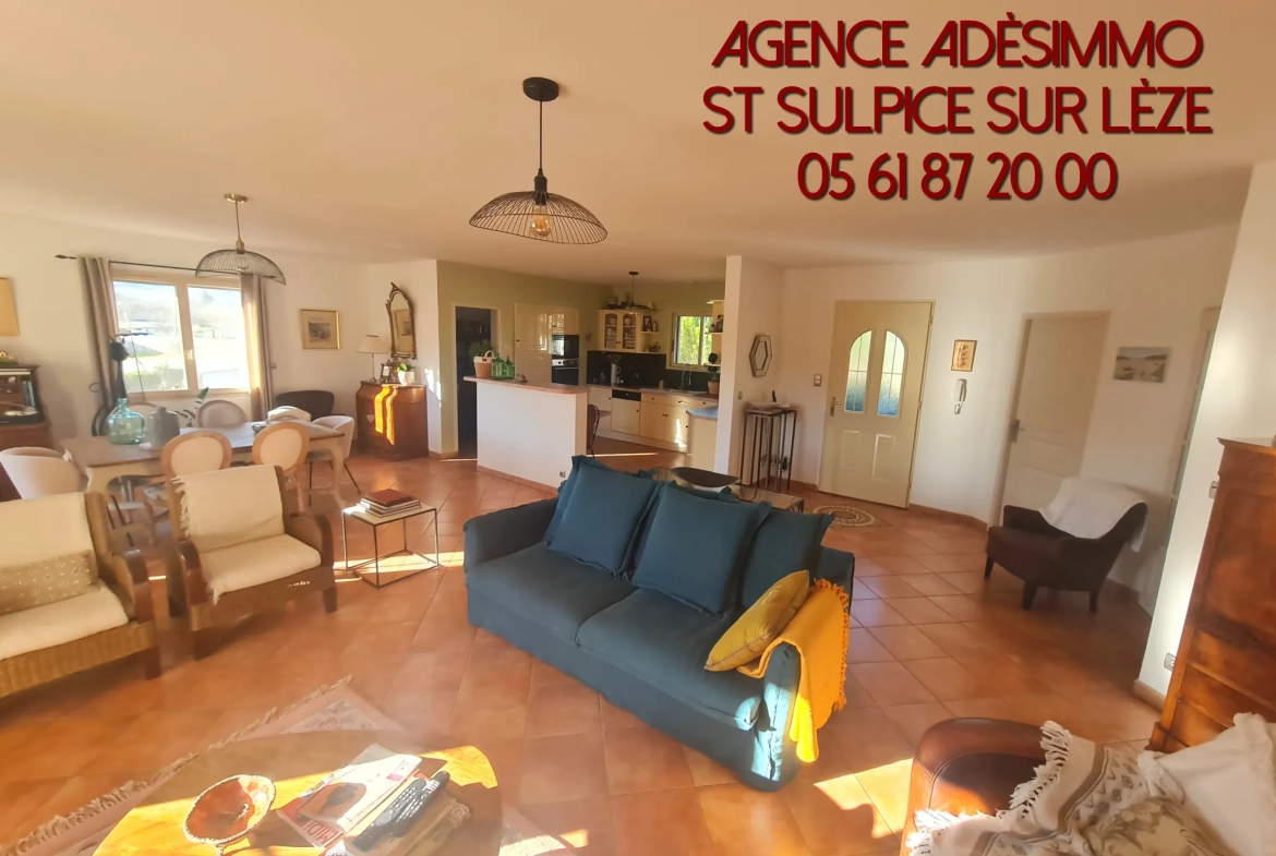 Villa de 120m² avec piscine et vue Pyrénées au Fossat près de Toulouse 
