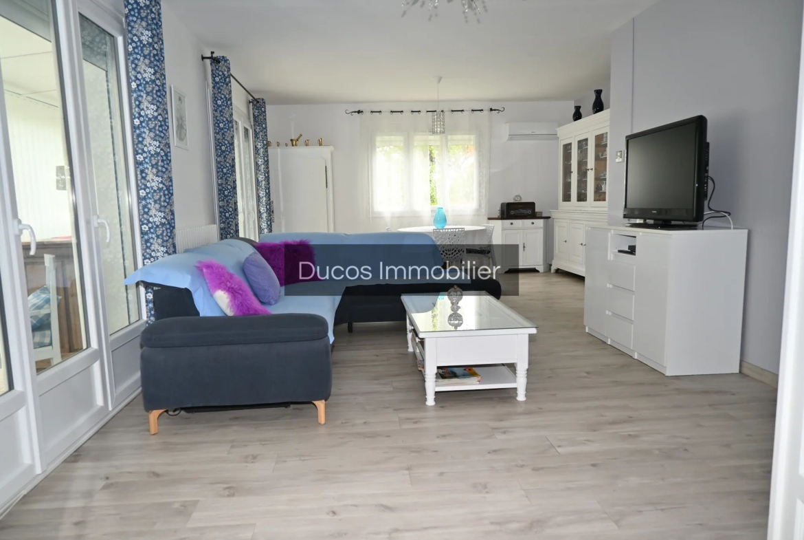 Maison rénovée avec sous-sol et grand jardin proche de Marmande 