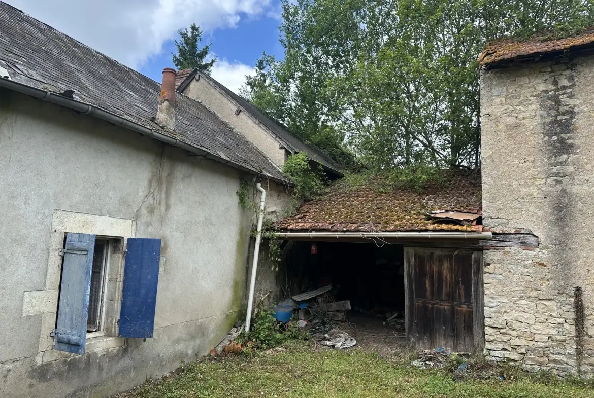 Terrain constructible à vendre à St Légier des Vignes avec maison à rénover 