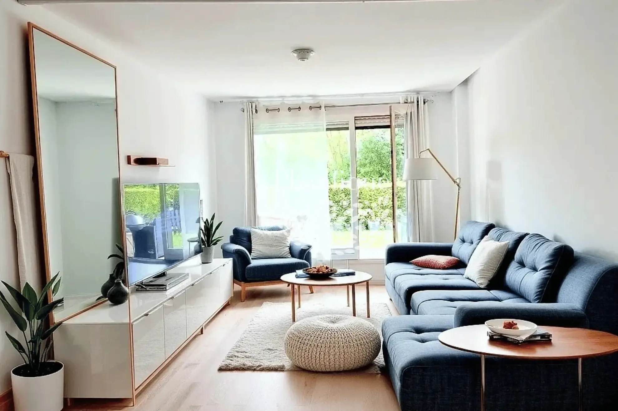 Appartement en rez-de-jardin à vendre près du lac Léman à Evian-les-Bains 