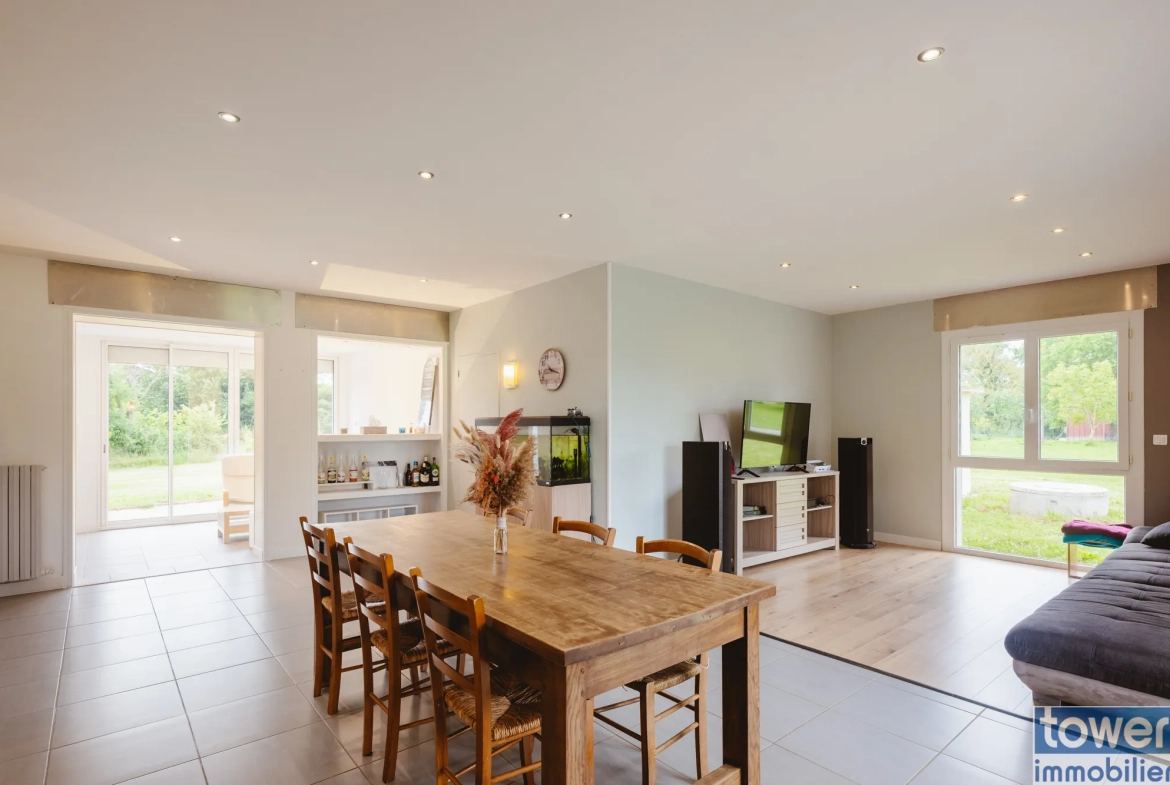 Maison de charme avec jardin à Poucharramet, 3 chambres, calme et luminosité optimale 