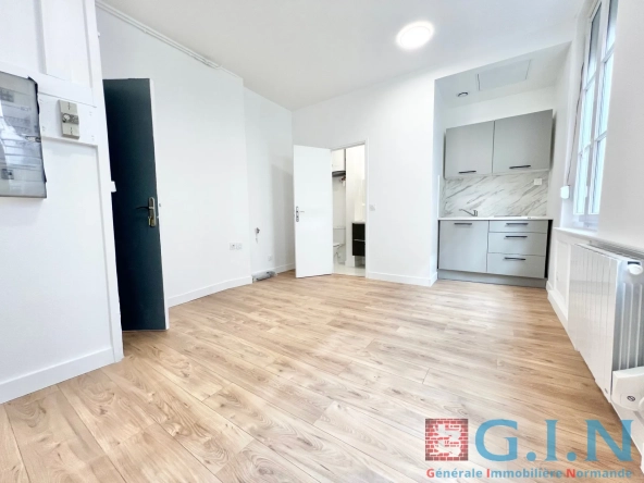 Studio rénové de 17,37 m² à Rouen proche du Vieux Marché