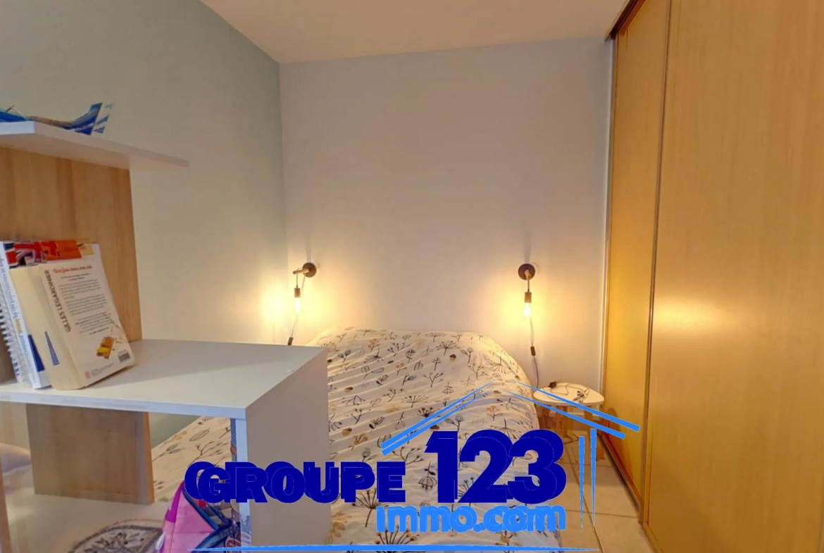 Studio lumineux de 32 m² à Auxerre en centre-ville avec cave 